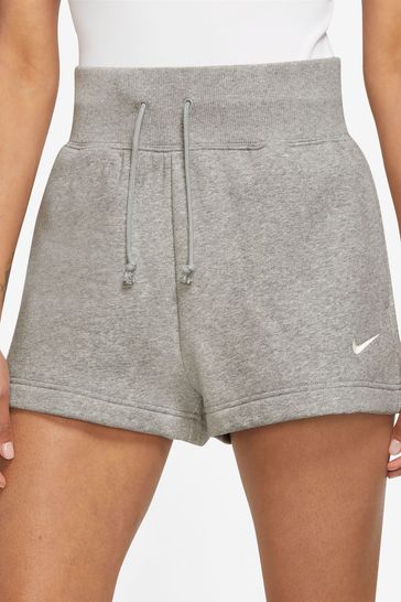 Nike Grey Mini Swoosh Shorts