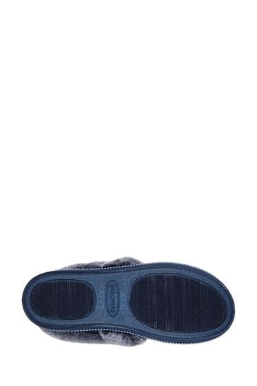 Buy Skechers Blue Cosy Campfire Team Toasty Womens Slippers from