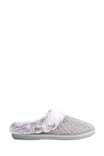Skechers Grey Cosy Campfire Home Essential Womens Slippers
