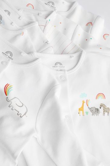 Bright coloured baby grows top