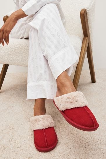 Next shop red slippers