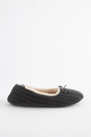 Grey ballerina slippers 2025