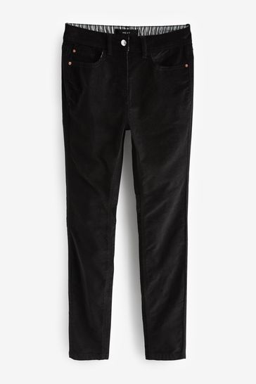 Buy Black Cord Trousers from Next Singapore
