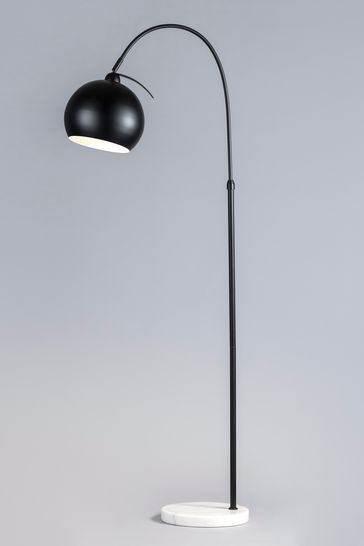 BHS Black Benson Floor Lamp