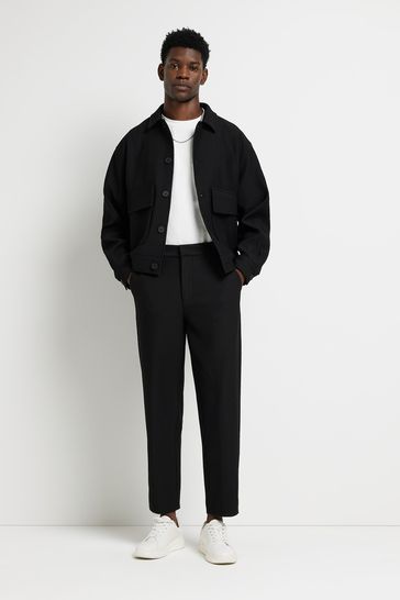 River island pleated trousers online