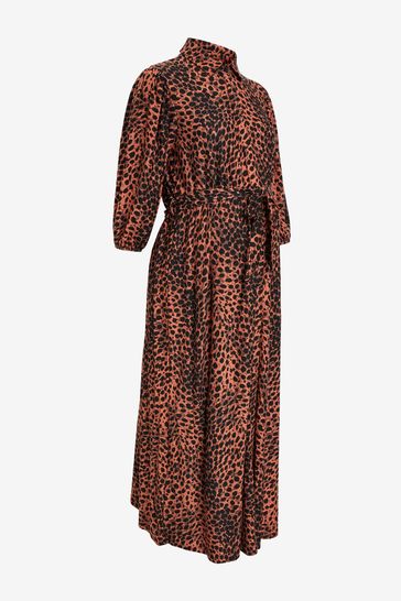 Buy Animal Print Maternity Nursing Shirt Dress from Next Luxembourg