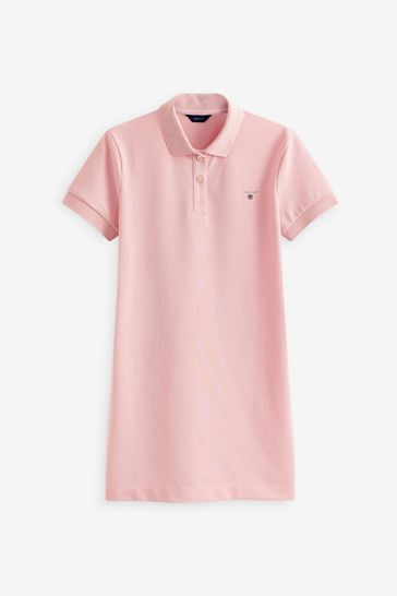 GANT Teen Girls Pink Polo Shirt Dress