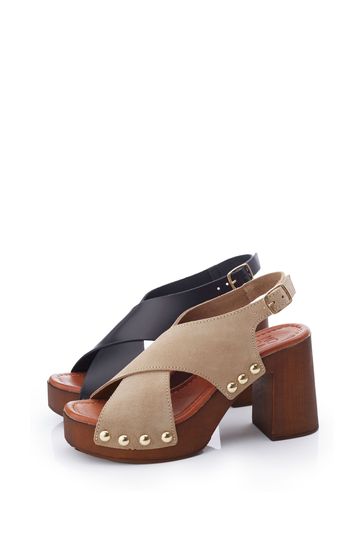 Buy Moda In Pelle Moana Cross Over Heeled Clog Sandals from Next