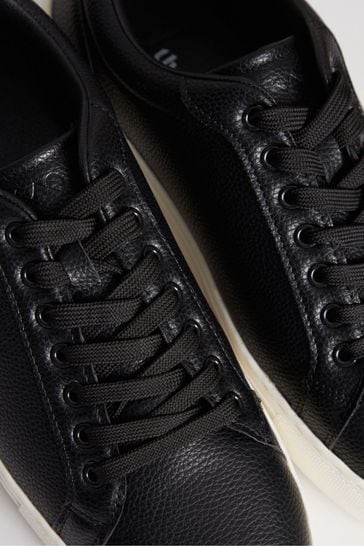 Mens black on sale smart casual trainers