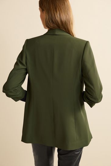 Khaki green blazer shop