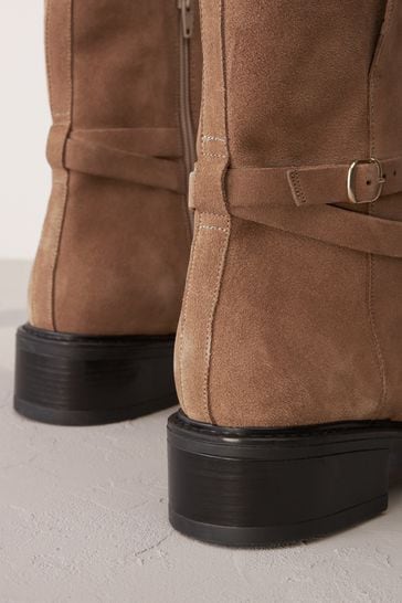 Ladies tan leather ankle boots online