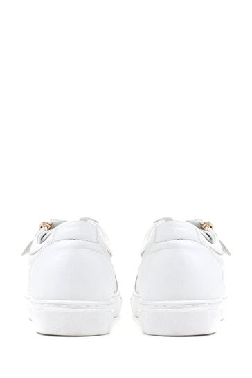 Buy Jones Bootmaker Padova Leather White Lace Up Trainers from the Next UK online shop