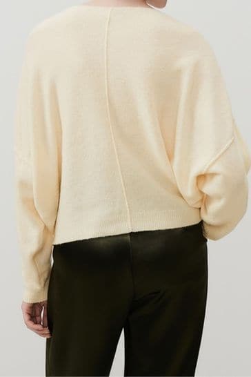 Cream slouchy clearance jumper