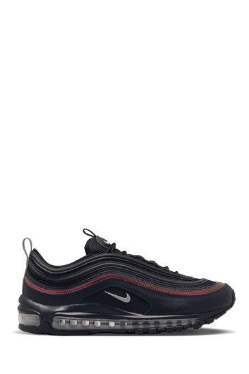 Nike Black/Red Air Max 97 Trainers