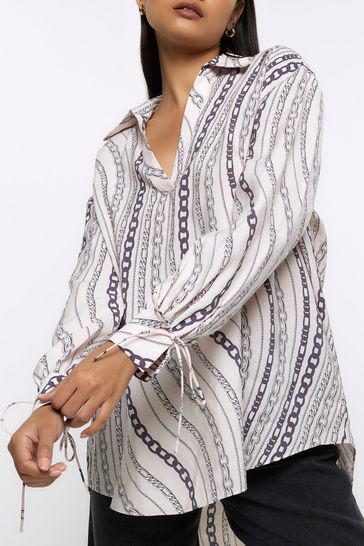 Chain print best sale shirt river island