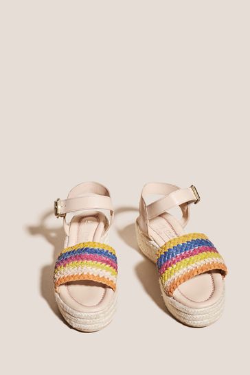 Buy White Stuff Natural Woven Espadrilles from Next Bahrain