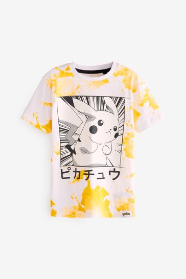 Pokémon Anime Yellow License Short Sleeve T-Shirt (3-16yrs)