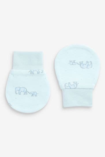 Blue baby mittens deals