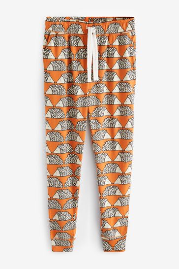 Buy Orange Hedgehog Scion at Next Cotton Pyjamas from Next Ireland