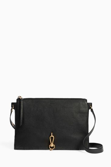 AllSaints Black Sheringham Shoulder Bag
