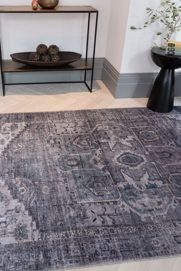 Asiatic Rugs Grey Kaya Noor Washable Rug