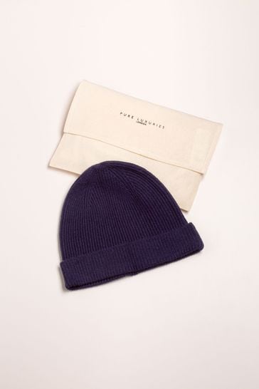Pure Luxuries London Grizedale Cashmere & Merino Wool Beanie Hat