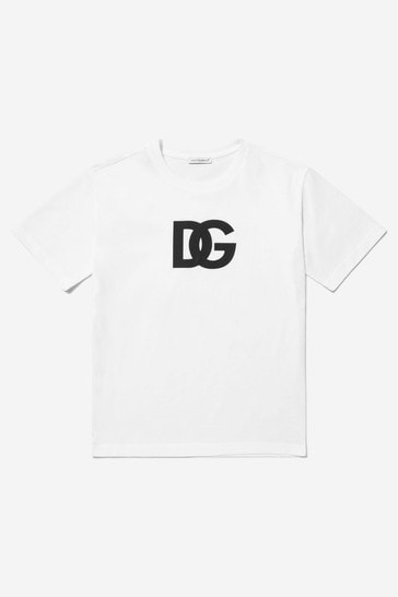 Boys Cotton Jersey Logo T-Shirt