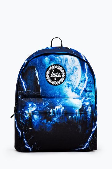 Hype. Blue Galaxy Lightning Backpack