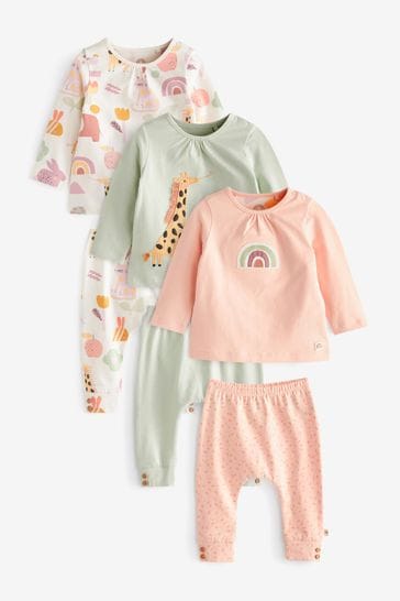 Buy 6 Piece Baby T-Shirts and Leggings Set from Next Australia