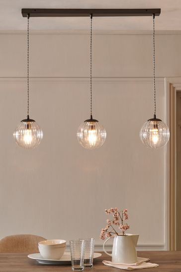 Linear 3 shop light pendant