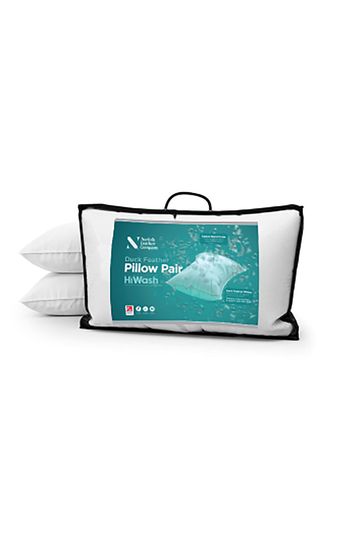 How to wash on sale duck feather pillows
