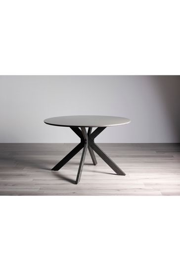 Buy Bentley Designs Hirst Painted Tempered Glass Dining Table from