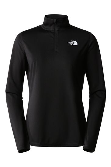 North face black half zip deals