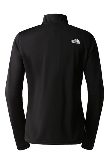 North face outlet black half zip