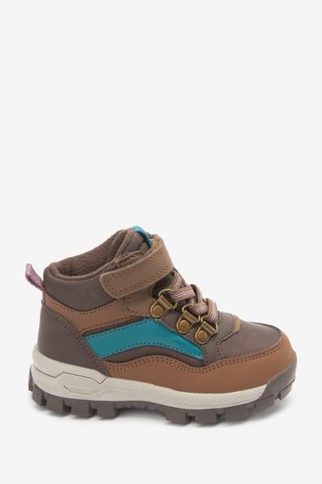 Brown Water Resistant Thermal Thinsulate™ Lined Walking Boots