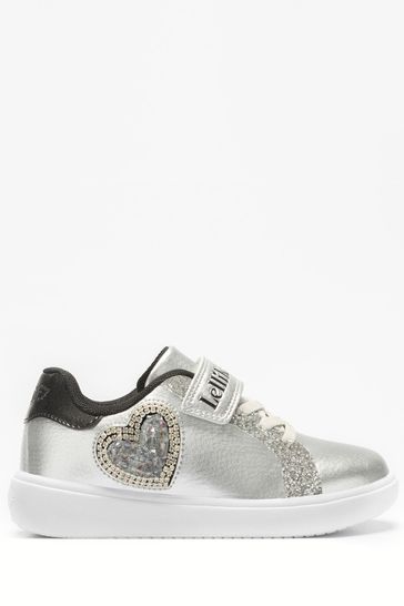 Buy Lelli Kelly Silver Heart Trainers from Next Luxembourg