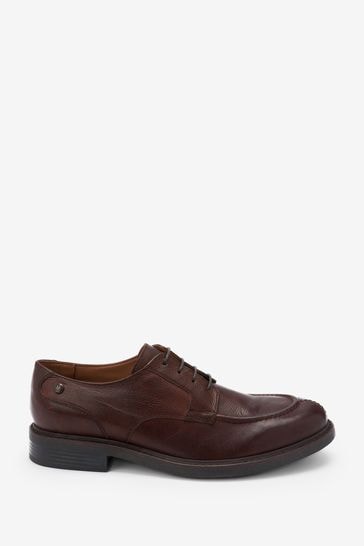 Brown Apron Derby Shoes