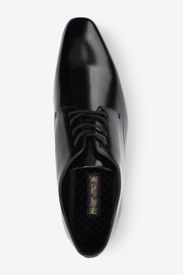 Buy Black Hi shine Derby Lace Up Shoes from Next United Arab Emirates