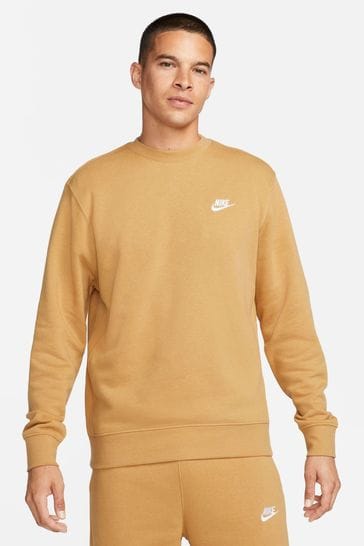 Nike Yellow Club Crew Sweatshirt