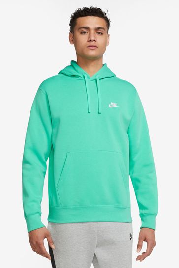 Nike Mint Green Club Pullover Hoodie