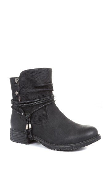 Buy Pavers Black Slouch Ankle Boots from Next Singapore
