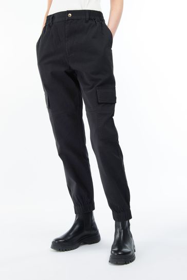 Barbour® International Monaco Black Cargo Trousers