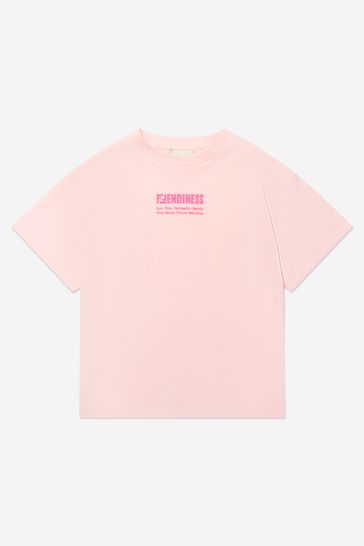 Unisex Cotton Fendiness Logo Print T-Shirt