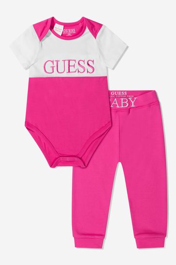 Baby Girls Bodysuit And Pants Set