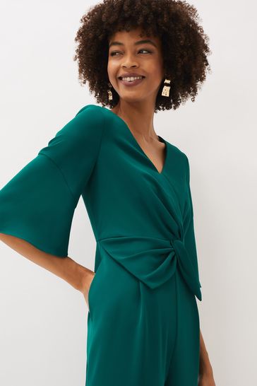 Phase 8 green jumpsuit outlet
