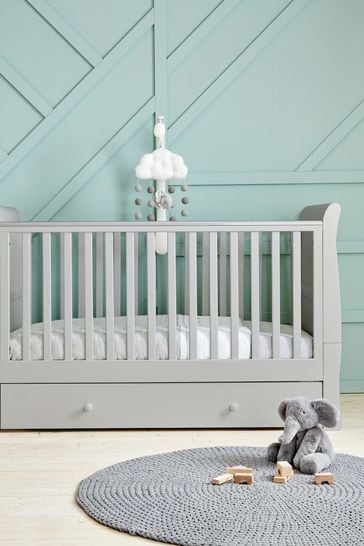 Mamas and papas petite top cot grey