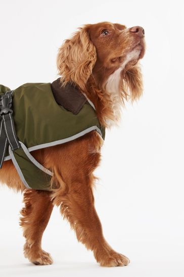 Barbour dog coat with harness hole hot sale