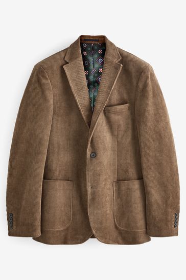 Buy Brown Corduroy Formal Jacket from Next Canada