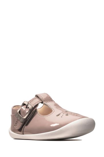 Buy Clarks Pink Multi Fit First Walker Roamer Shoes from Next