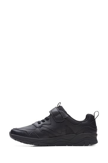 Clarks mens velcro trainers cheap